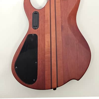 AGILE INTREPID PRO BASS 6 EB EMG 630 BLUE PURPLE BURL image 5