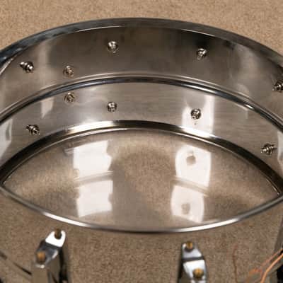 2010s Pearl 6.5x14 Steel Sensitone Snare Drum image 13