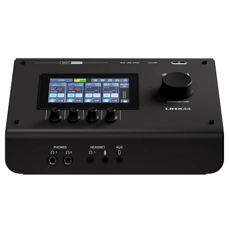 Yamaha URX44 6-In/4-Out Dual USB-C Audio Interface - Black image 1