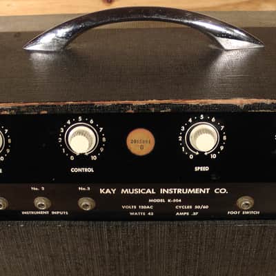 Kay 504 W/Tremolo, 1950's  Vintage Tube Amp Made in USA image 4