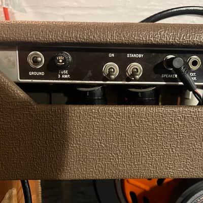 FS/FT Fender Pro 6G5-A Brownface 40-Watt 1x15" Guitar Combo 1961 - 1963 - Brown image 6
