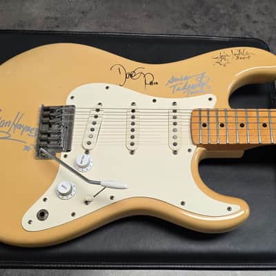 1983 Fender Stratocaster GRAMMY Artist Signed Owned American Vintage 80s 1980's USA Standard Strat Dan Smith Electric Guitar - Alan Haynes, Susan Tedeschi, Jim Suhler, Joe Peña - TEXAS Blues Rock Legends image 1