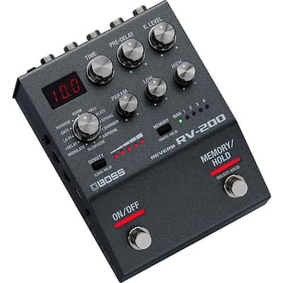 Mint Boss RV-200 Reverb Effects Pedal Black image 2