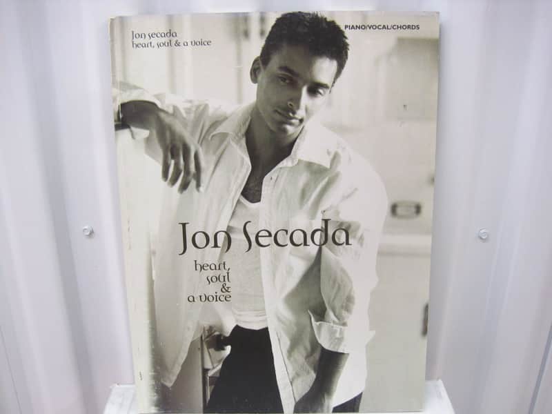 Jon Secada Heart Soul & A Voice Piano Vocal Guitar Chords Sheet Music Song Book Songbook image 1