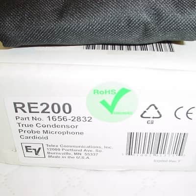 Electro-Voice EV RE200 True Condensor Cardioid Probe Microphone image 3