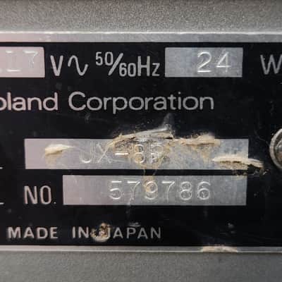 Roland JX-8P Polyphonic Synthesizer 1980s Japan image 14