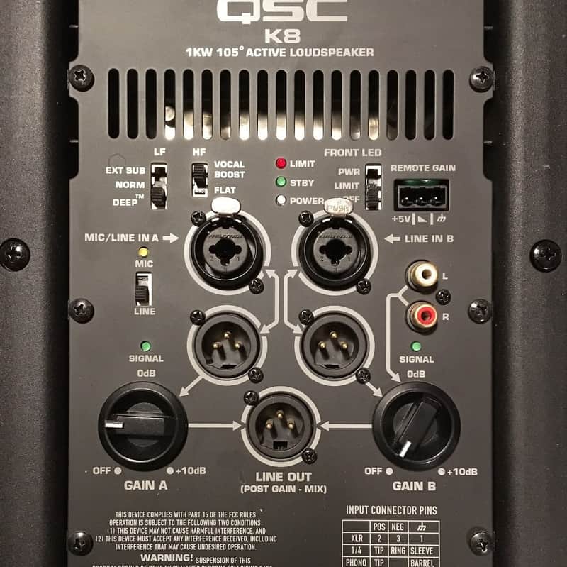 QSC K8 1000-Watt Active 2-Way PA Speaker image 3