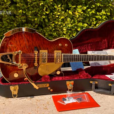 ✮AMAZING✮2023 Gretsch G-6134T GQM Limited Edition PENGUIN✮QUILT FORGE GLOW✮£3899 image 20