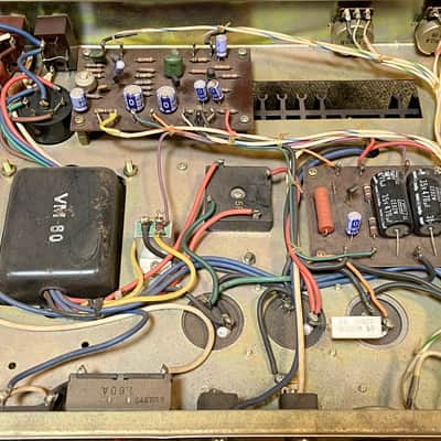 Ace Tone VM-80 6-channel powered microphone mixer with spring reverb 1970s image 16
