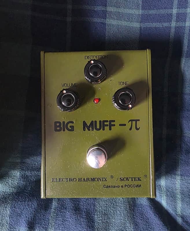 ギター Electro Harmonix Big Muff V7 Russian Electro-Harmonix Big Muff Pi V7 (Green Russian) | Reverb
