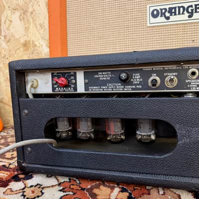 Vintage 1982 Fender Bassman 135 Blackface USA Valve Amplifier Head 1980s Bild 12