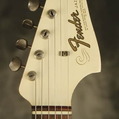 original 1964 Fender JAZZMASTER Olympic White w/matching headstock image 3
