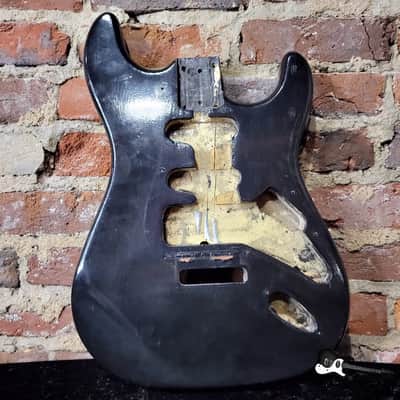 Harmony S-Style Electric Guitar (1970s - Black) image 1