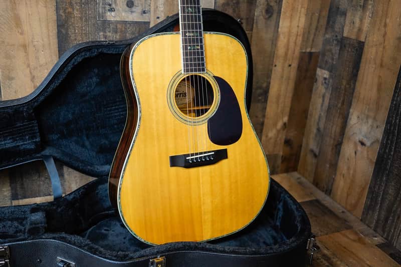 Morris W-40 Acoustic Guitar 1978 Natural Made in Japan MIJ w/ Case image 1