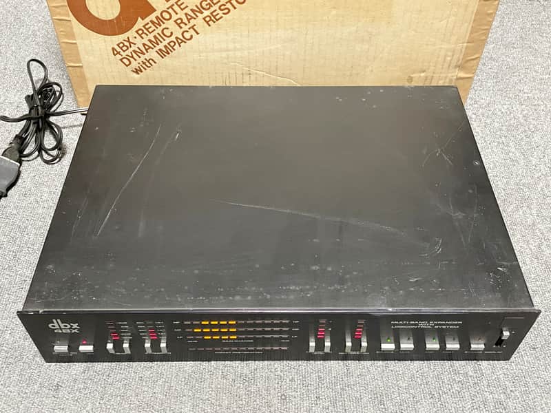 dbx 4BX Dynamic-range Expander w/Remote, Rack ear, Cable, Original