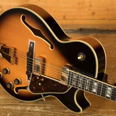 Ibanez GB10SE George Benson Hollow Body - Ebony - Brown Sunburst image 5