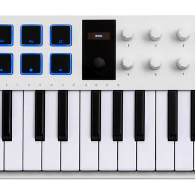 Arturia MiniLab 37 mk3 White 37-Key MIDI Keyboard Controller+Laptop Backpack image 2