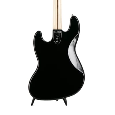 Fender FSR Collection Traditional 70s Jazz Bass Guitar, Maple FB, Black image 4