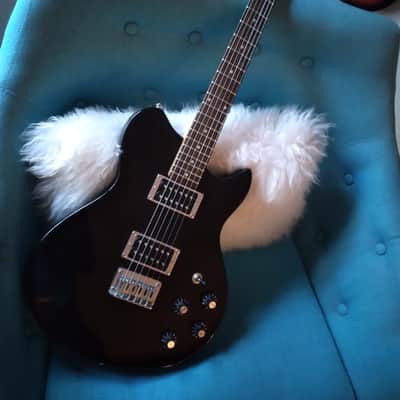 Rescued, Restored, Revamped and Upgraded Washburn Idol Guitar in Gloss Black image 3