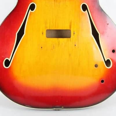 1967 Vintage Fender Coronado II XII Sunburst BODY USA 1960s Early-CBS image 3