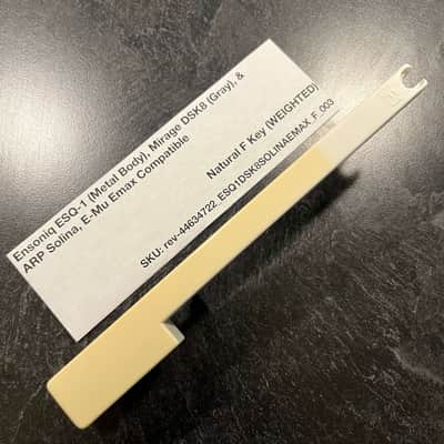 Ensoniq Replacement Weighted F Key (Ensoniq Keybeds) for Ensoniq ESQ-1 (metal) & Mirage DSK8 (gray), E-Mu Emax I Keyboard, ARP Solina (B417)