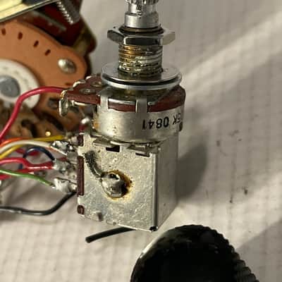 2000's Charvel Jackson Dinky Guitar Factory EMG A25k Push Pull Coil Tap Wiring Harness Electronics image 6