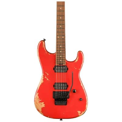 Charvel ProMod Relic San Dimas Style 1 HH FR PF Pau Ferro 6-String Right-Handed Electric Guitar, Includes Multi-Fit Gig Bag (Weathered Orange) image 5