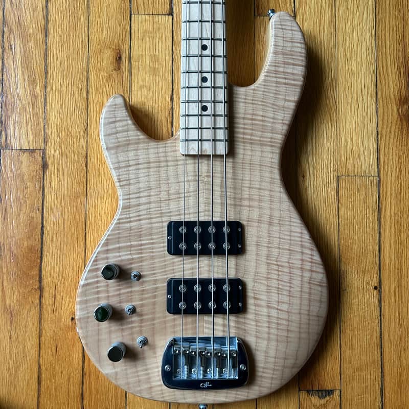 2015 G&L L-2000 Left Handed Custom Ordered 8.5lb Flamed Maple Top Electric Bass w/ OHSC & Certificate image 1