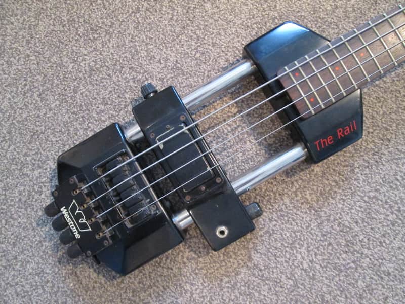 Westone ''The Rail'' headless bass 1985 black | Reverb