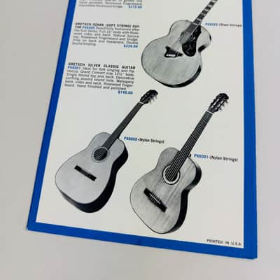 Gretsch Guitars & Bacon Banjos Foldout Brochure – Circa 1962 image 2