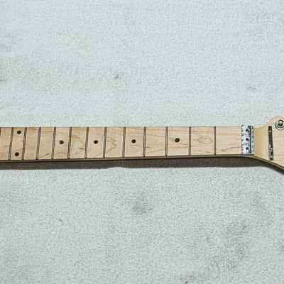 Unbranded Guitar Neck Kramer with Chrome Ibanez Tuning Keys for Parts image 1