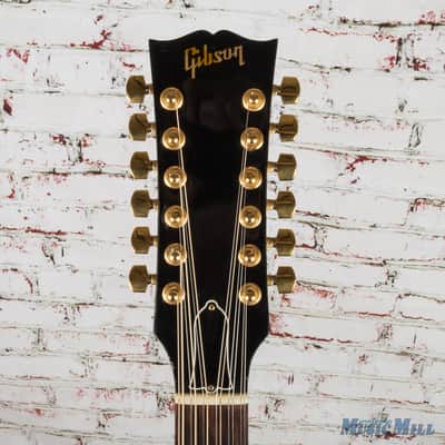 1991 Gibson B45-12 12-String Acoustic Guitar Vintage Sunburst image 15