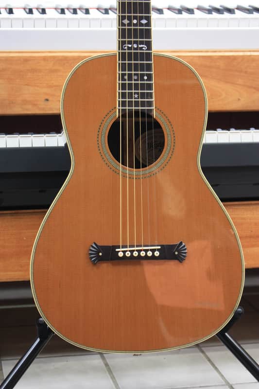 Washburn R-306 1892 reissue parlor guitar 1994 - natural image 1