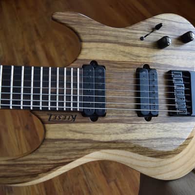 Kiesel Osiris 7 string guitar, Ultimate soft case, Korina & Ash, Great condition image 1
