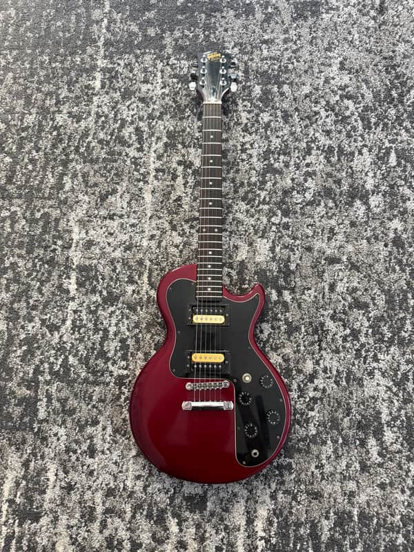 Gibson USA Sonex-180 Deluxe Candy Apple Red Vintage 1980 Les Paul Guitar *READ* image 1