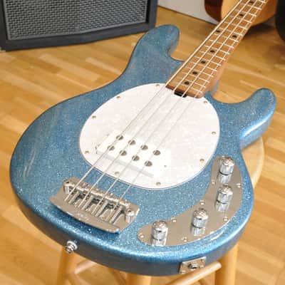 STERLING by MUSIC MAN RAY34 BSK Blue Sparkle / 4-String StingRay Bass / RAY34-BSK / SR59994 image 4