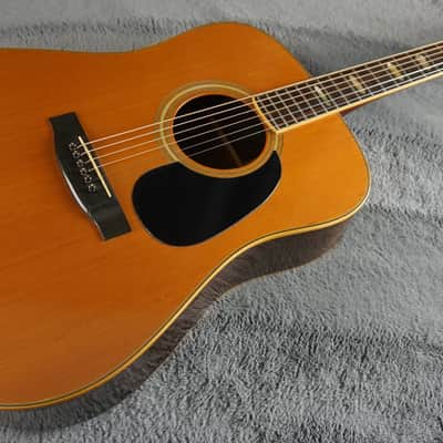 1970s Yamaki F-150 Dreadnought Acoustic Guitar MIJ w/ Hard Case image 4