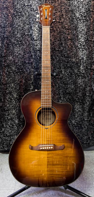 Fender FA-345CE 2018 - Present - 3-Tone Tea Burst image 1