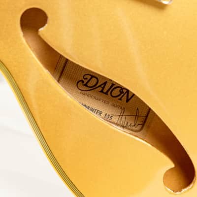 Daion Headhunter HH-555 "Gold Top" (Special Order Color) 1982? w/ Hardshell Case image 18