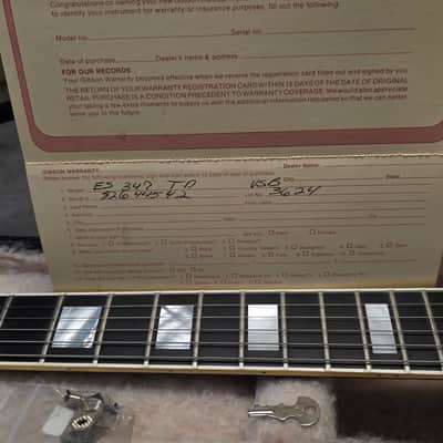 1984 Gibson ES-347 TD ONE OWNER CASE QUEEN TIME CAPSULE Sunburst ES347TD 347TD 335 345 355 Semi-Hollowbody Archtop Vintage 80s 1980's Guitar image 3