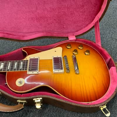 Gibson Custom Shop '59 Les Paul Standard Reissue 2023 Washed Cherry Burst image 15
