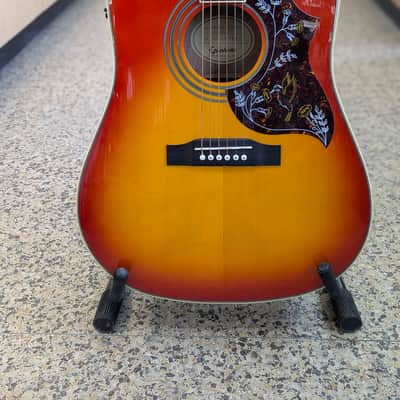 EPIPHONE Hummingbird PRO/FC With GIBSON Truss Rod Cover 6 Strings Cherry Sunburst image 2