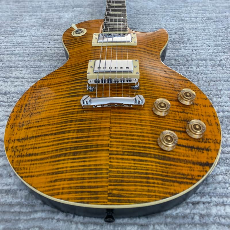 2006 Epiphone Joe Perry Boneyard Les Paul Tiger Flame Maple top