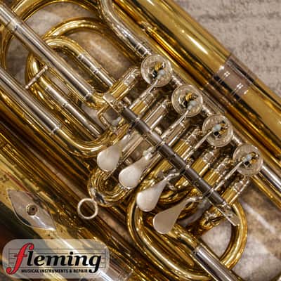 Miraphone 90A Kaiser-Tuba - 5/4 Size, Rotary Valves, Lacquer (Ex-USAF) image 6