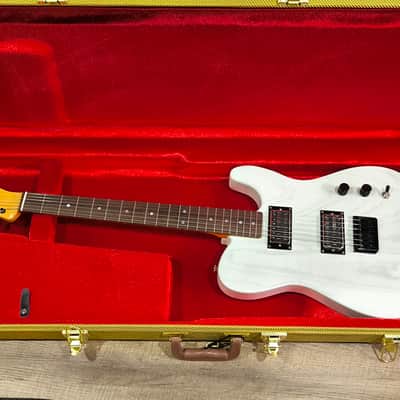 MyDream Partcaster Custom Built - White Swamp Ash Novel Foil Lollar image 5