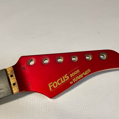 1984 Made in Japan Kramer Focus 3000 Beak Guitar Neck Floyd Ready 22 Frets image 4