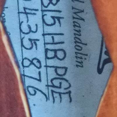 MD815 HB PGE F-style Mandolin with pick-up image 4