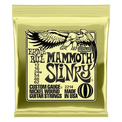 Ernie Ball Mammoth Slinky 12-62 (Wound G) Electric Guitar Strings - 2214 image 2