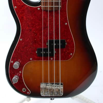 1990 Fender Precision Bass 62 Reissue Lefty sunburst image 2