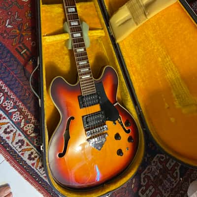 Hoyer ES-335 70s - Sunburst w/ Gibson Tim shaw pickups image 9